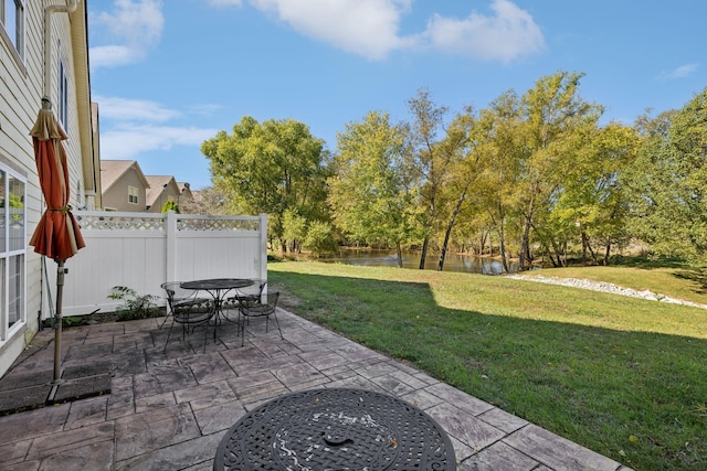2016 Shamrock Dr, Spring Hill, TN 37174 - view of patio / terrace featuring a water view and outdoor dining area