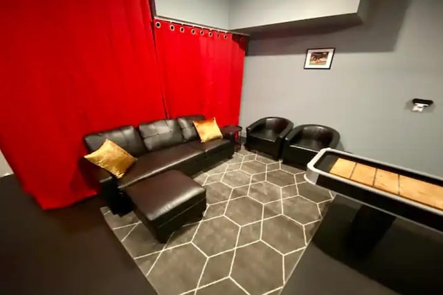 view of home theater