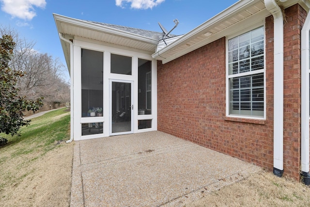 exterior space with a patio