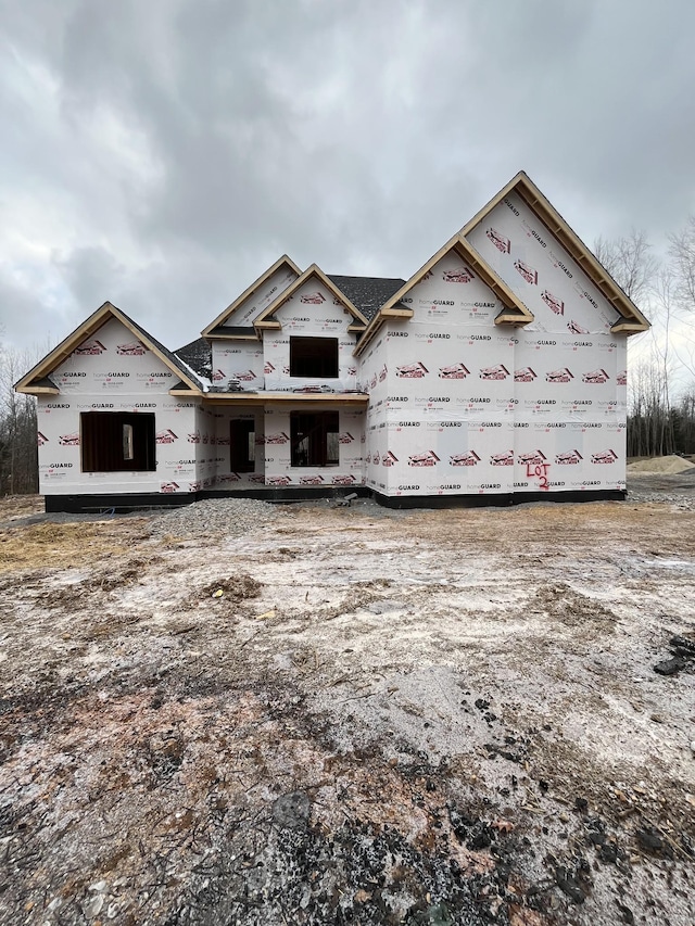 view of property under construction