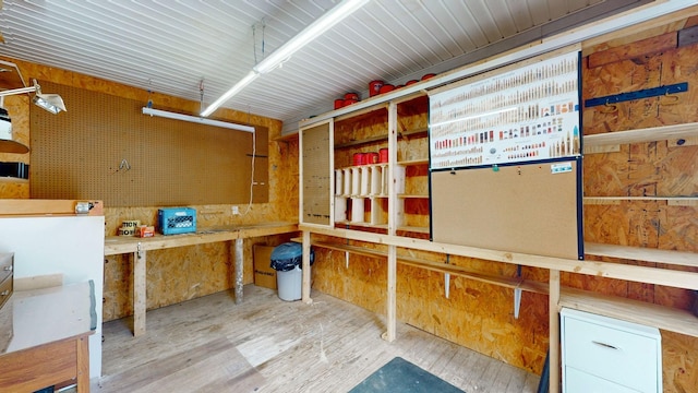 view of storage room