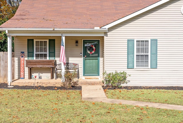 view of front facade with covered porch