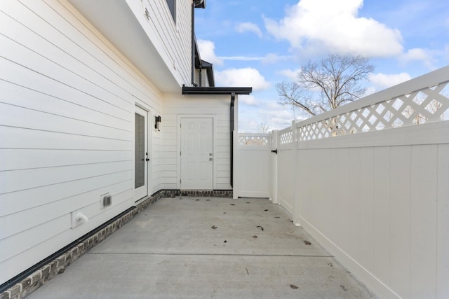 view of patio