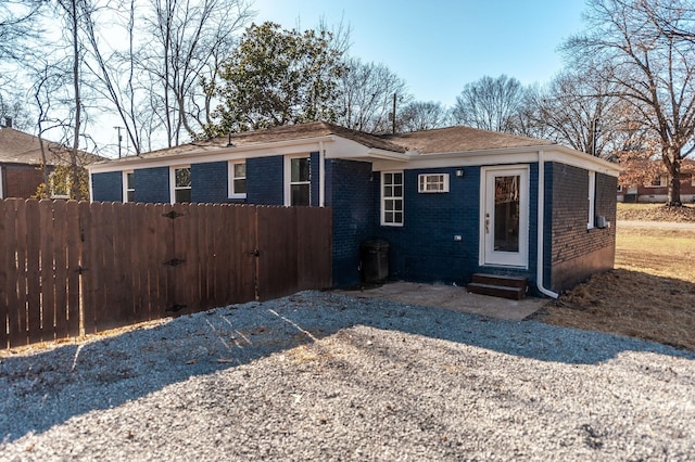 view of front of home