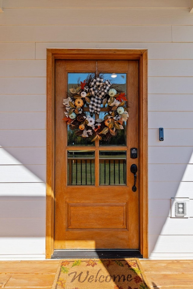 view of entrance to property