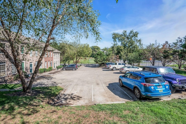 view of car parking