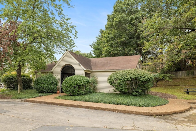 view of front of home