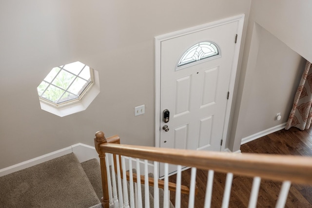 view of entrance foyer