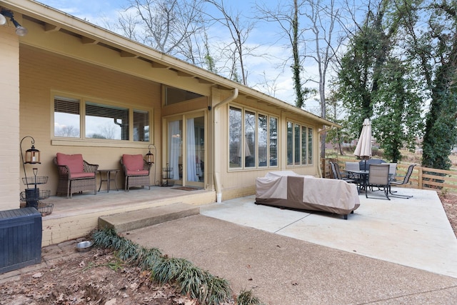 view of patio