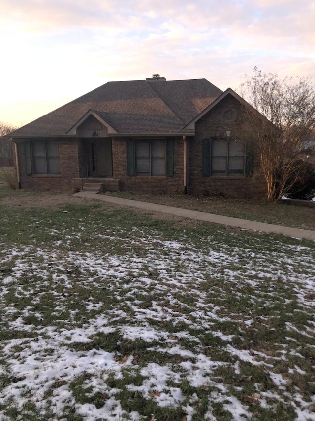 view of ranch-style house