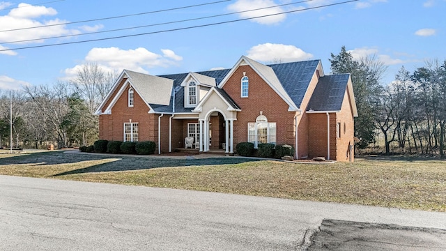 view of property with a front yard