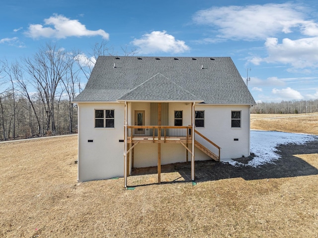 view of rear view of house