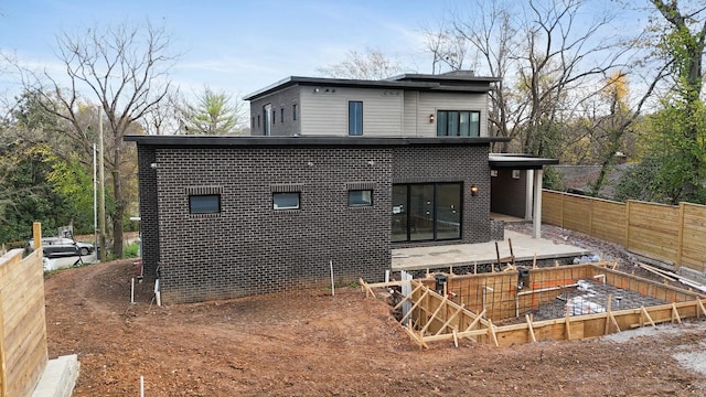 view of rear view of property