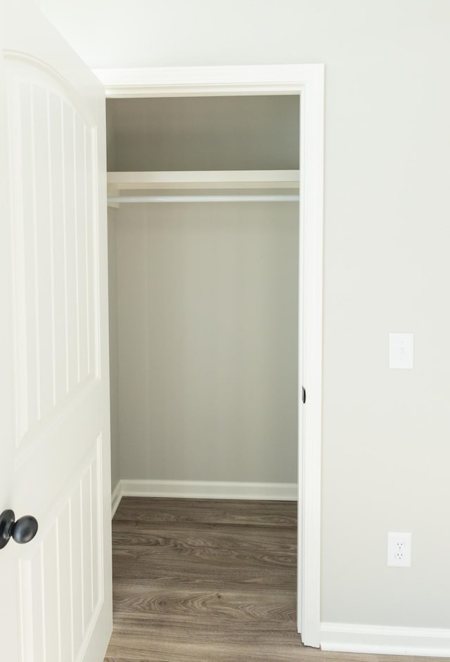 view of closet