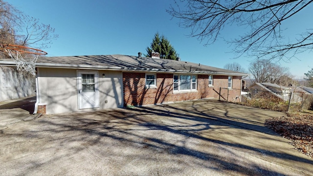 view of rear view of property