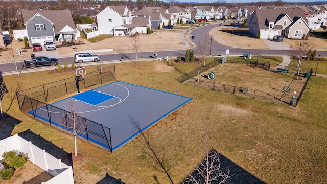 view of sport court