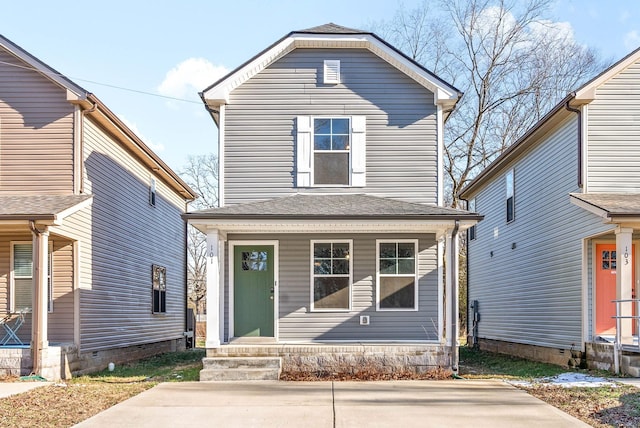 view of front of property