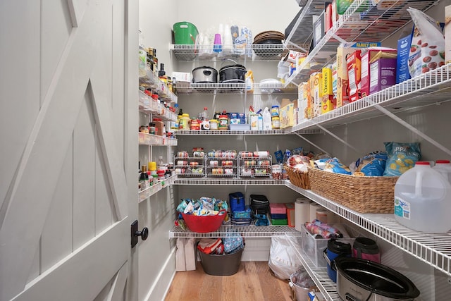 view of pantry