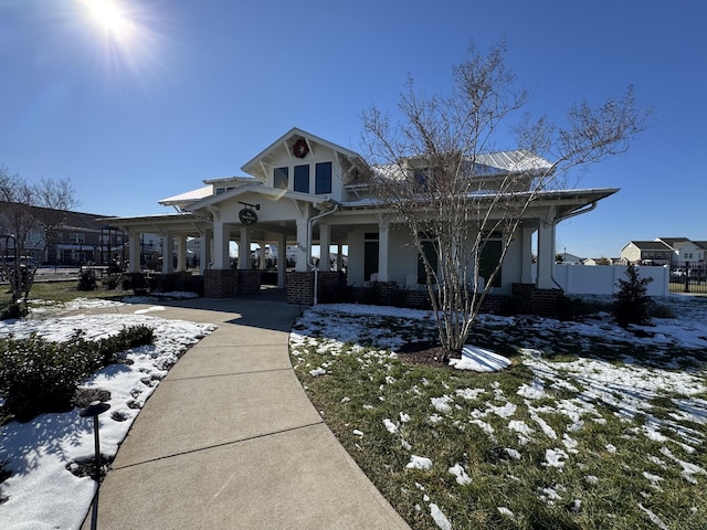 view of front of house