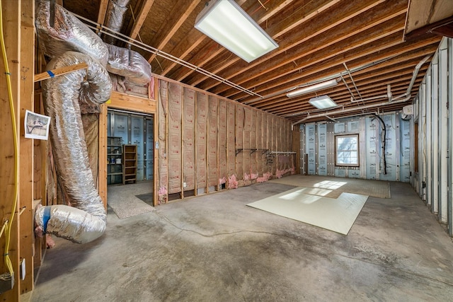 miscellaneous room featuring concrete flooring