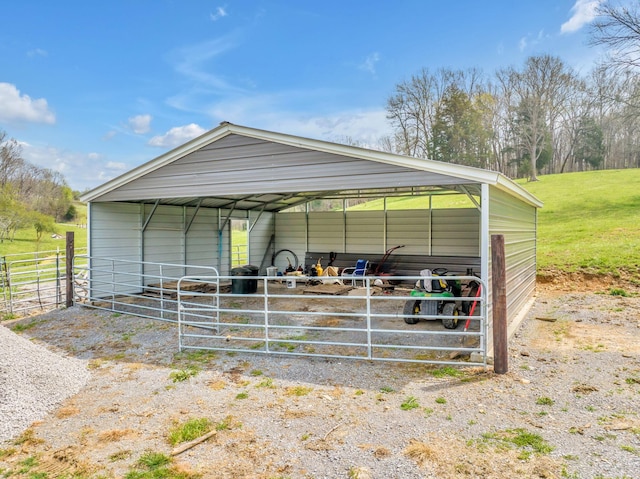 view of outbuilding