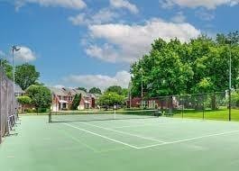 view of tennis court