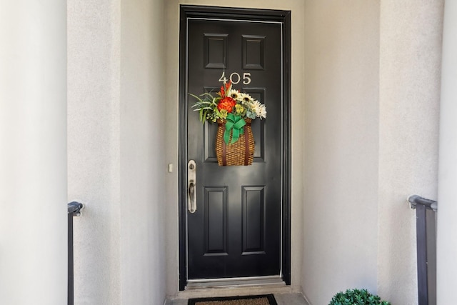 view of entrance to property