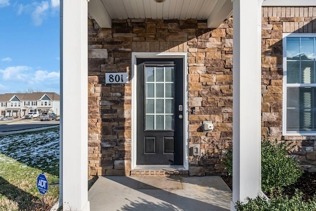 view of entrance to property