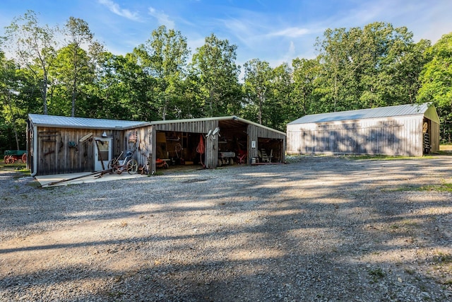 view of outbuilding