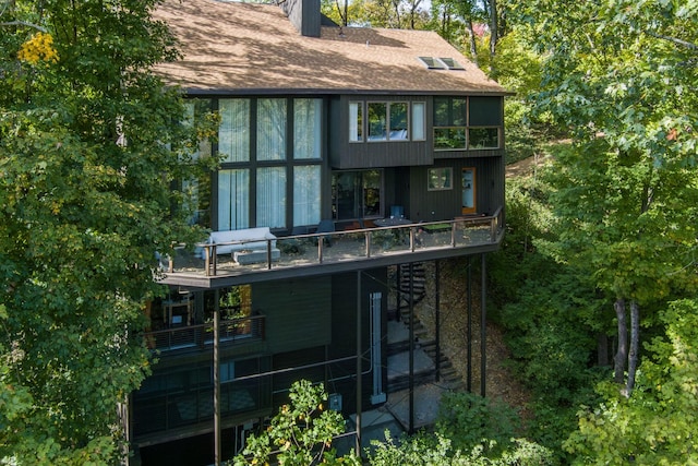 view of rear view of house