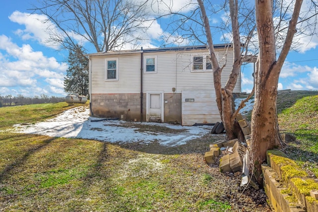 view of rear view of property