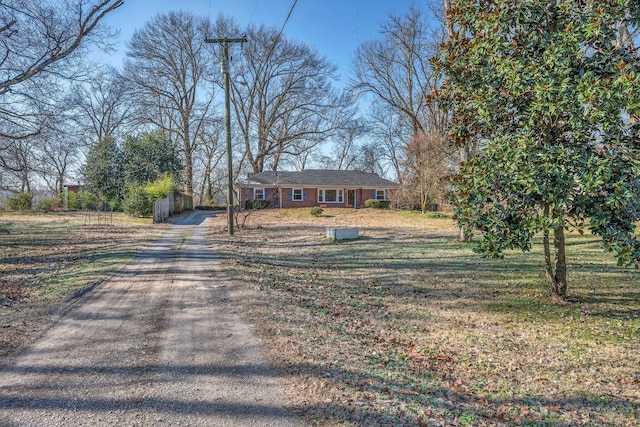 view of front of home