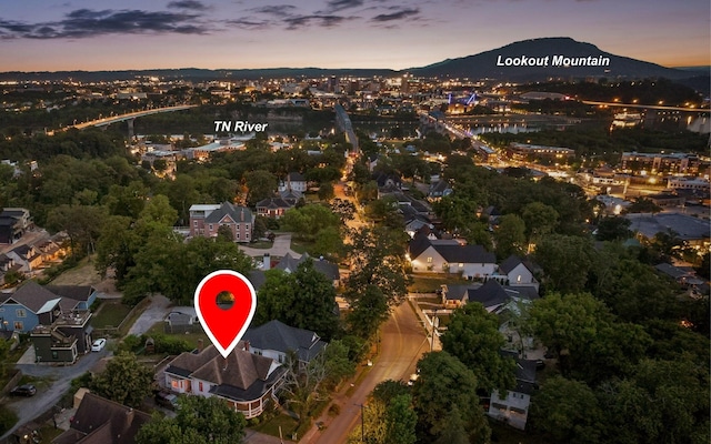 518 Forest Ave, Chattanooga, TN 37405 - aerial view featuring a mountain view