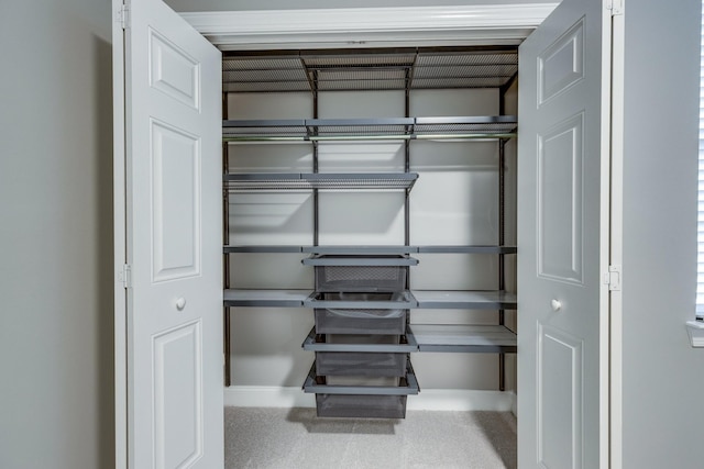 view of closet