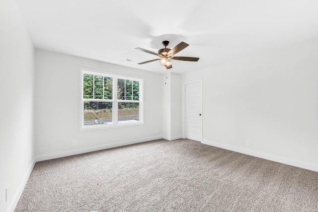 965 Palmyra Rd, Clarksville, TN 37040 - empty room featuring carpet flooring, ceiling fan, and baseboards
