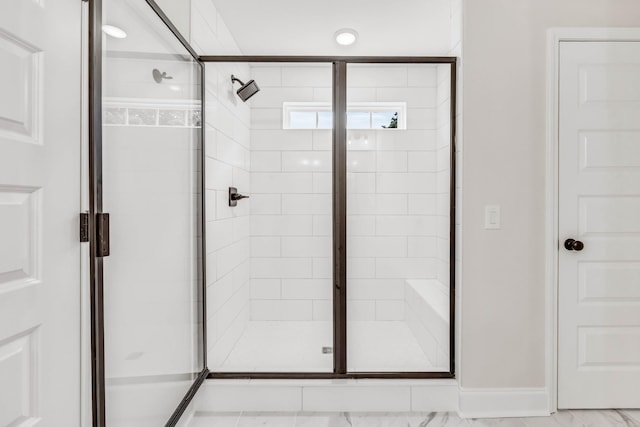 965 Palmyra Rd, Clarksville, TN 37040 - bathroom with a shower stall and baseboards