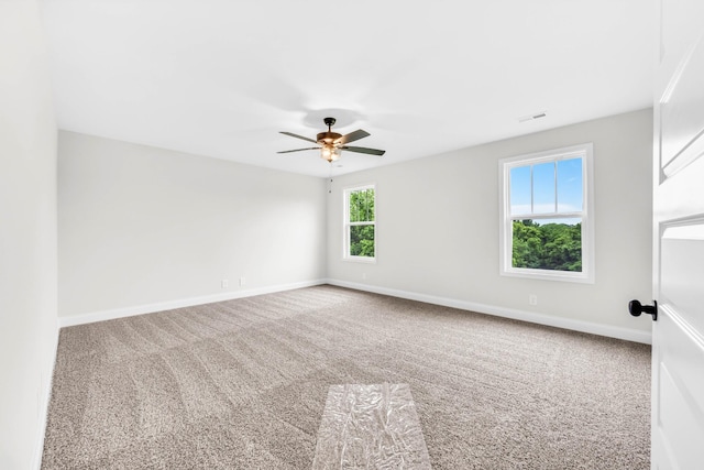 965 Palmyra Rd, Clarksville, TN 37040 - unfurnished room featuring carpet flooring, a ceiling fan, and baseboards