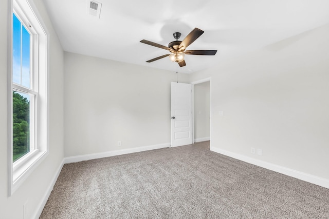 965 Palmyra Rd, Clarksville, TN 37040 - carpeted empty room with baseboards and ceiling fan