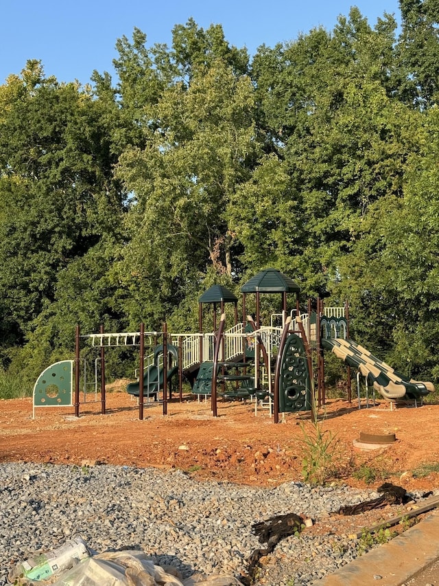 view of jungle gym