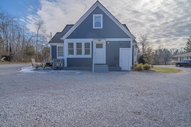 view of front of home