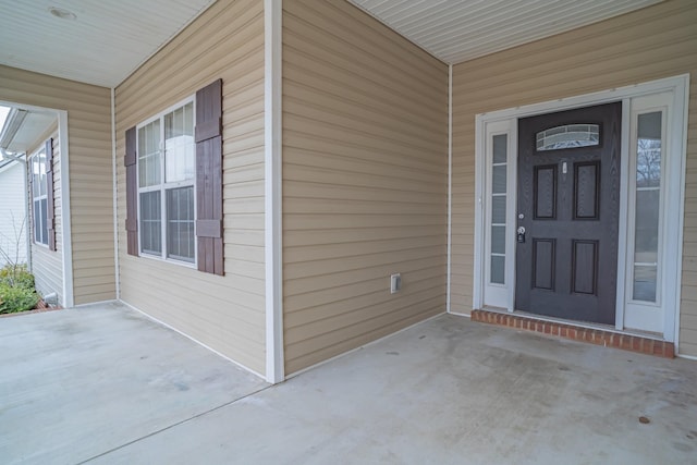 view of entrance to property