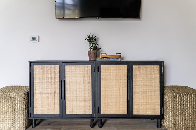 room details featuring hardwood / wood-style floors