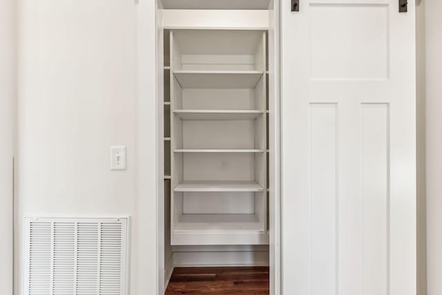 view of closet