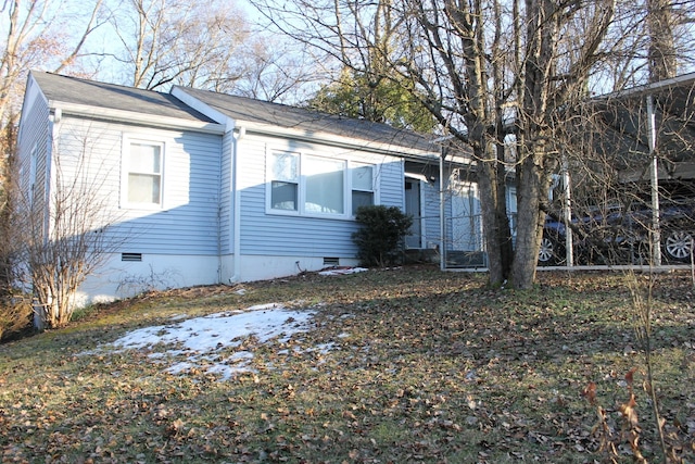 view of home's exterior