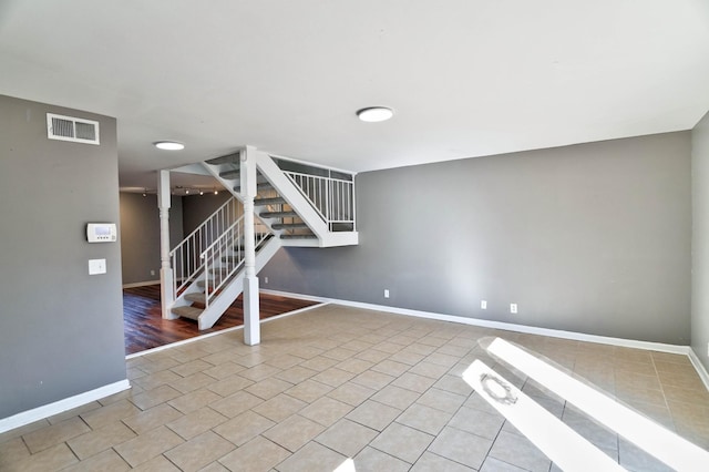 view of tiled empty room