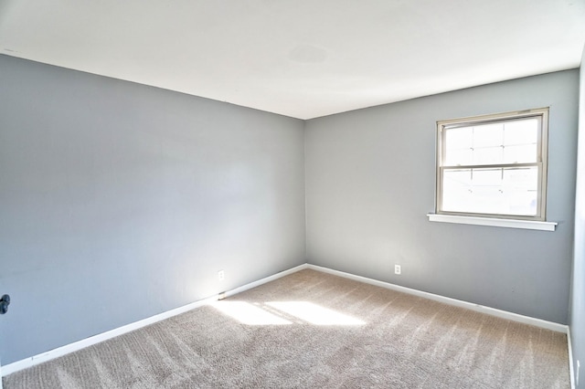 empty room with carpet floors