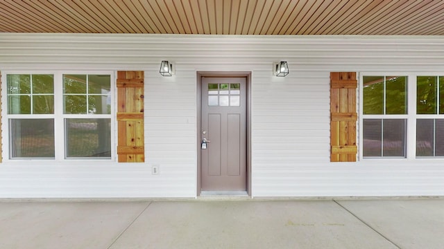 view of entrance to property