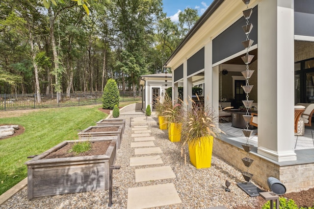 view of patio