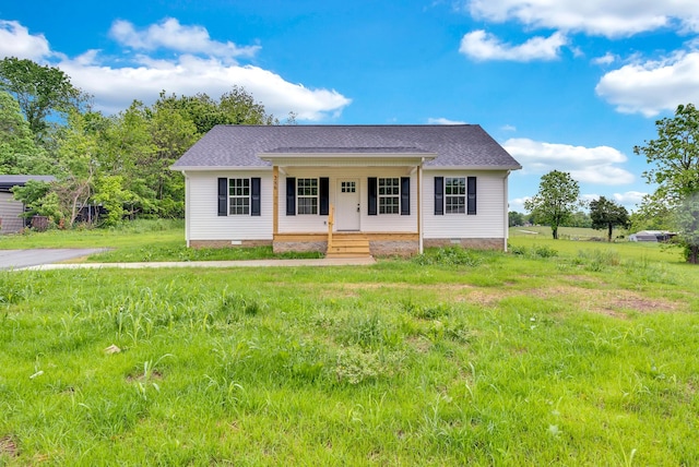 286 Wilhite, Doyle, TN 38559 - bungalow-style home with crawl space, a porch, and roof with shingles