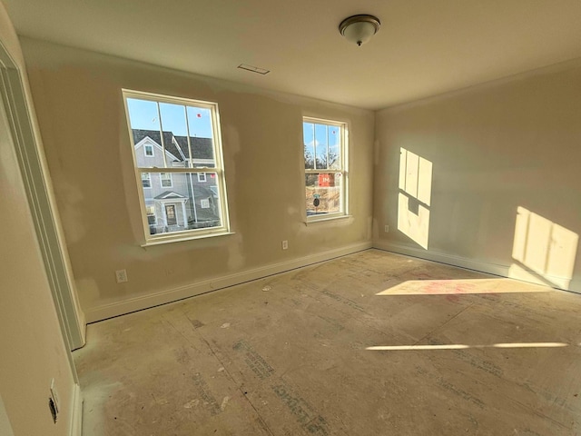 view of unfurnished room